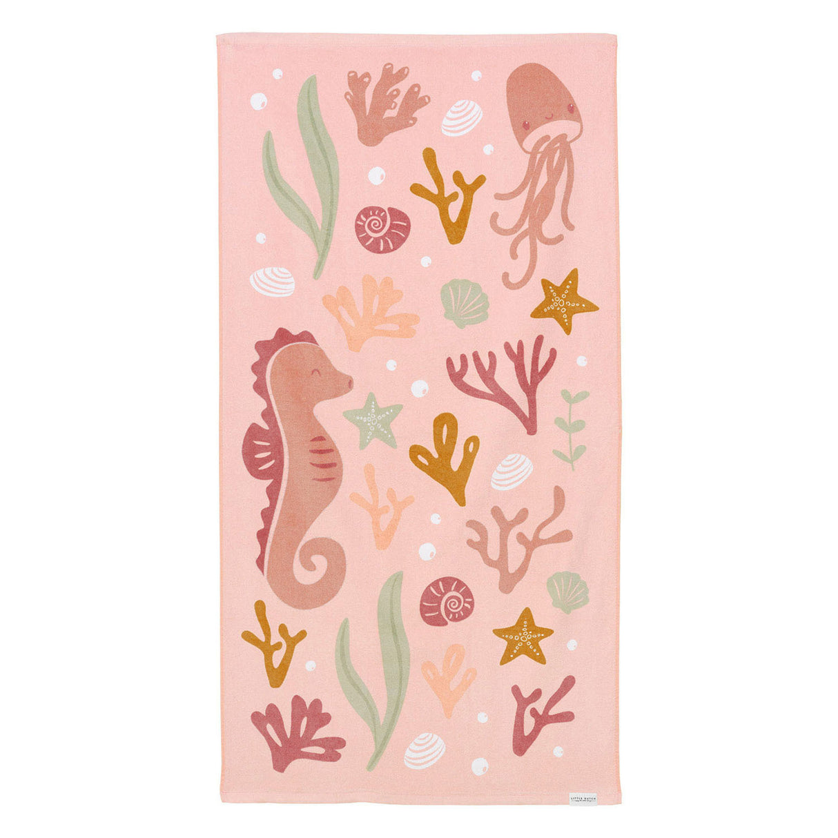 Little Dutch serviette de bain Ocean Dreams rose - 120cm