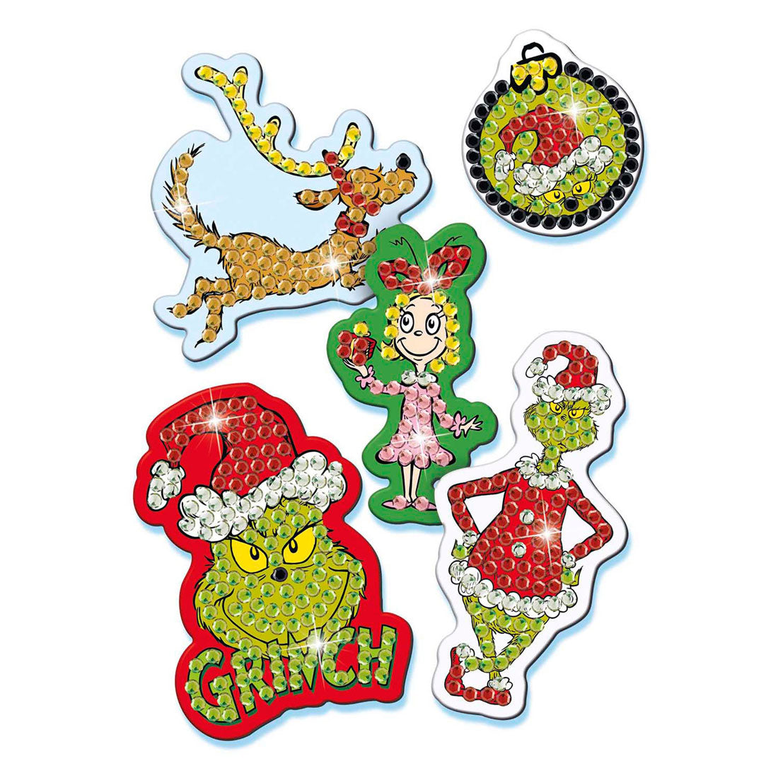La peinture au diamant Totum aimante le grinch