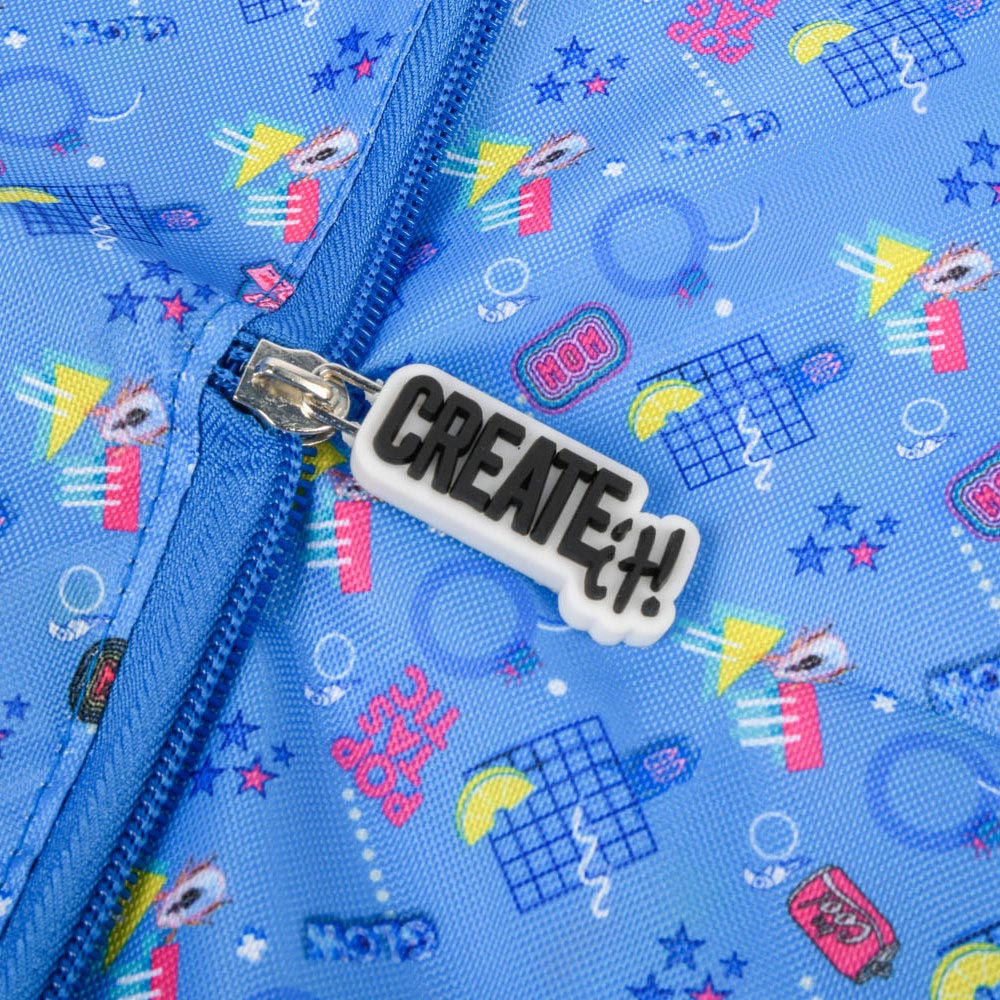 Créez-le ! Cabas Pliable Poptastic Bleu