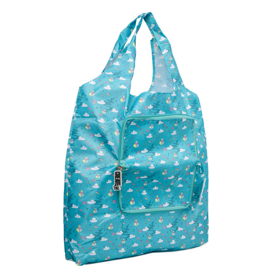 Créez-le ! Cabas Pliable Poptastic Turquoise