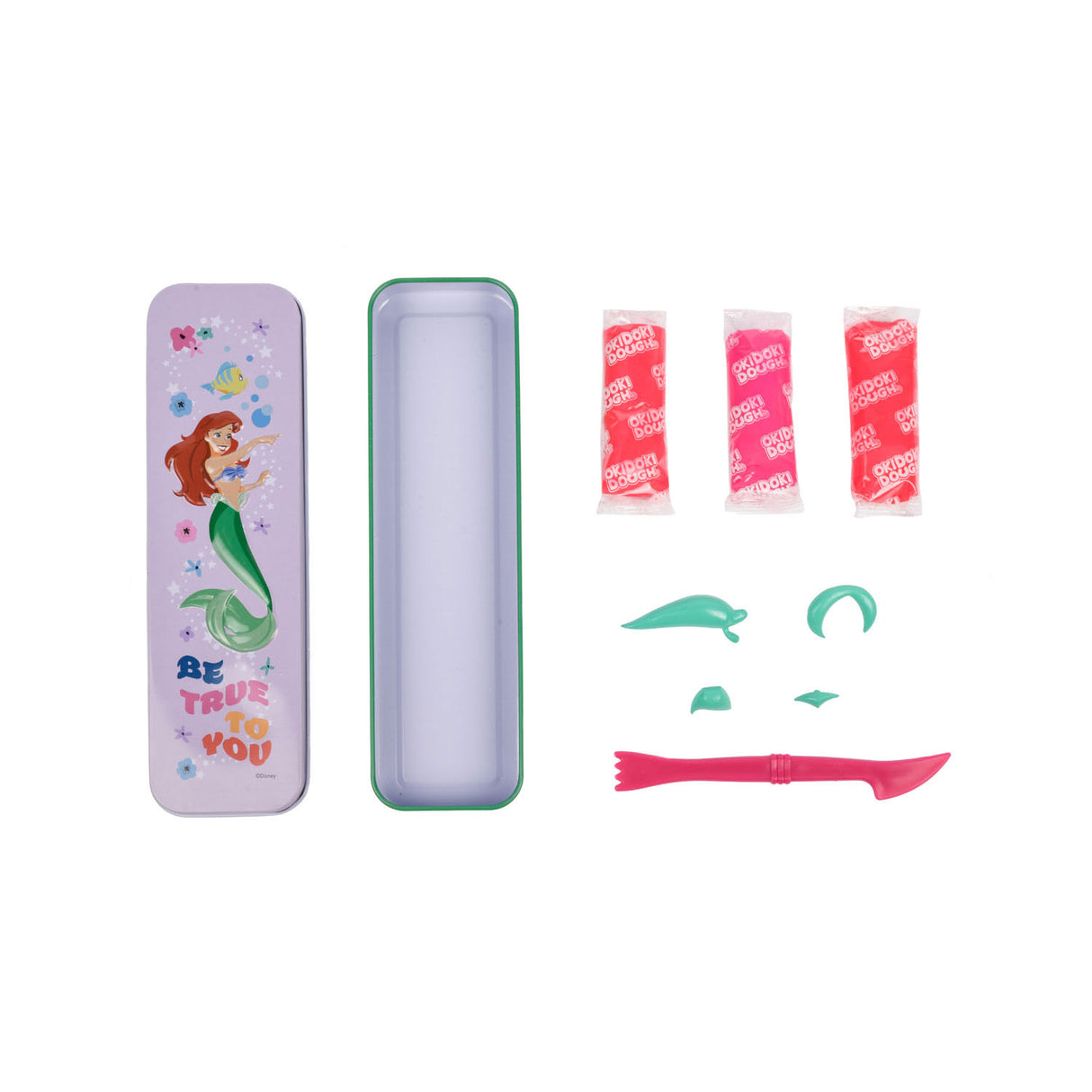 Canenco Disney Princess Okidoki boîte de rangement en argile 3D avec accessoires