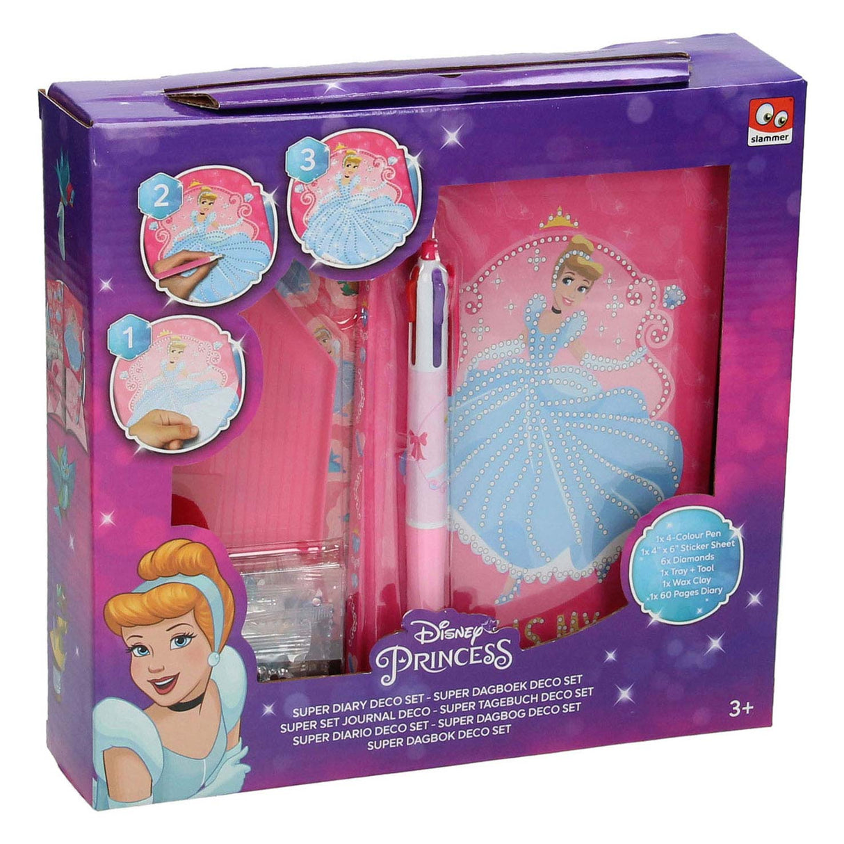 Le journal de la cannenco princesse décorer avec des pierres de fermeture