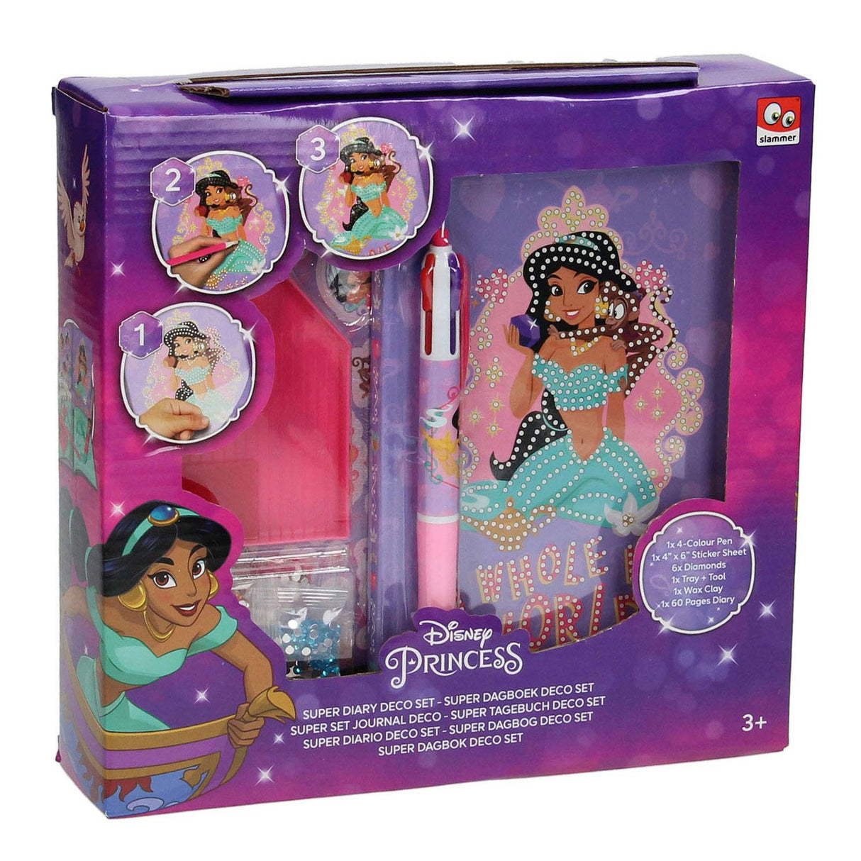 Le journal de la cannenco princesse décorer avec des pierres de fermeture