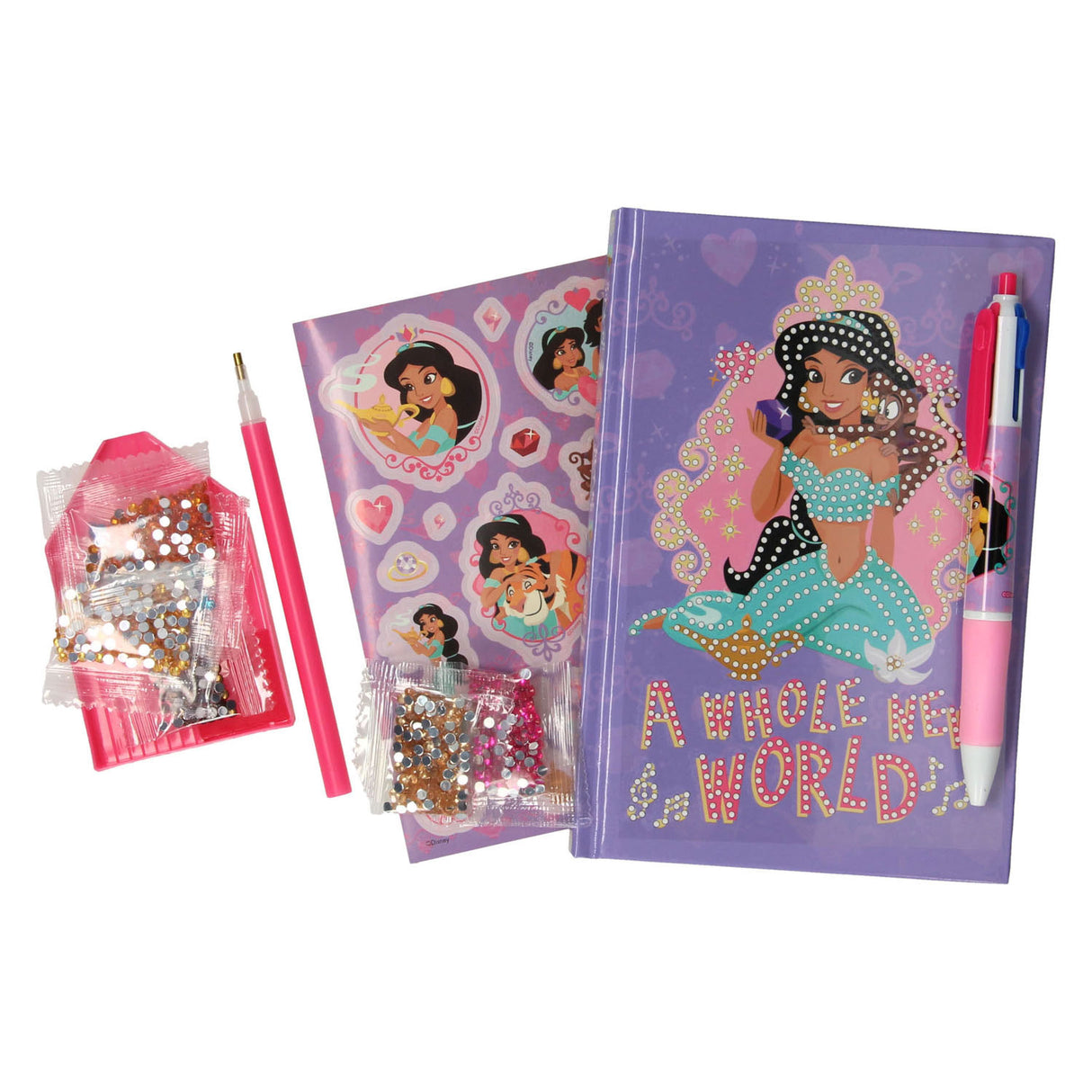 Le journal de la cannenco princesse décorer avec des pierres de fermeture