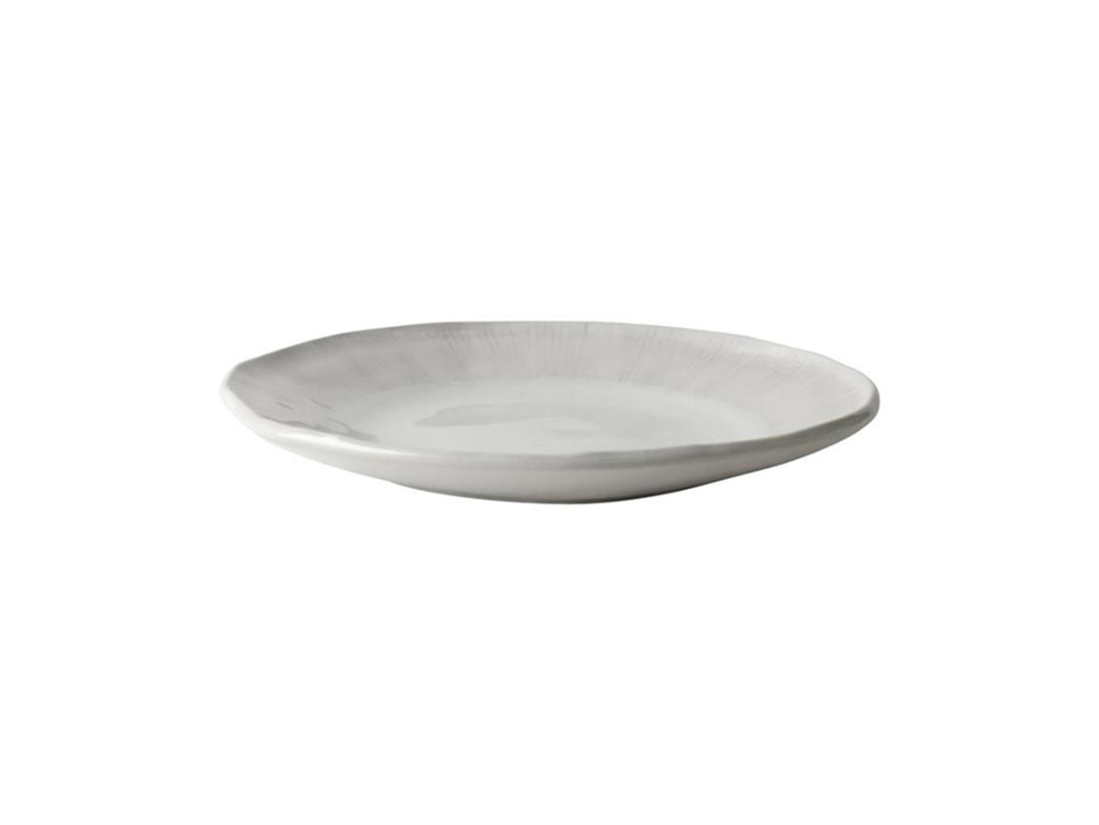 Assiette bio rose hollandaise 21,5cm blanche 4 pcs