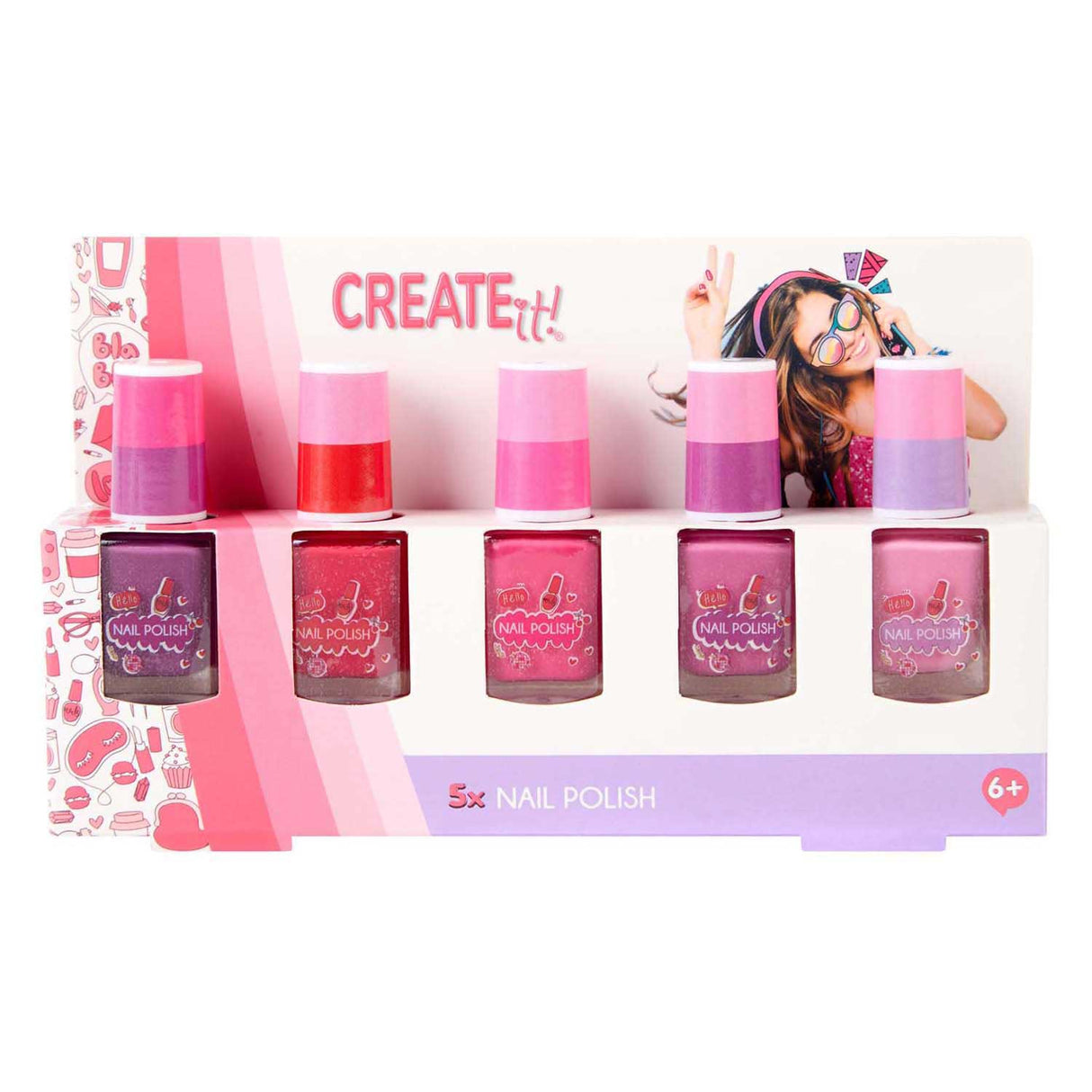 Créez-le ! vernis à ongles, 5 pcs.