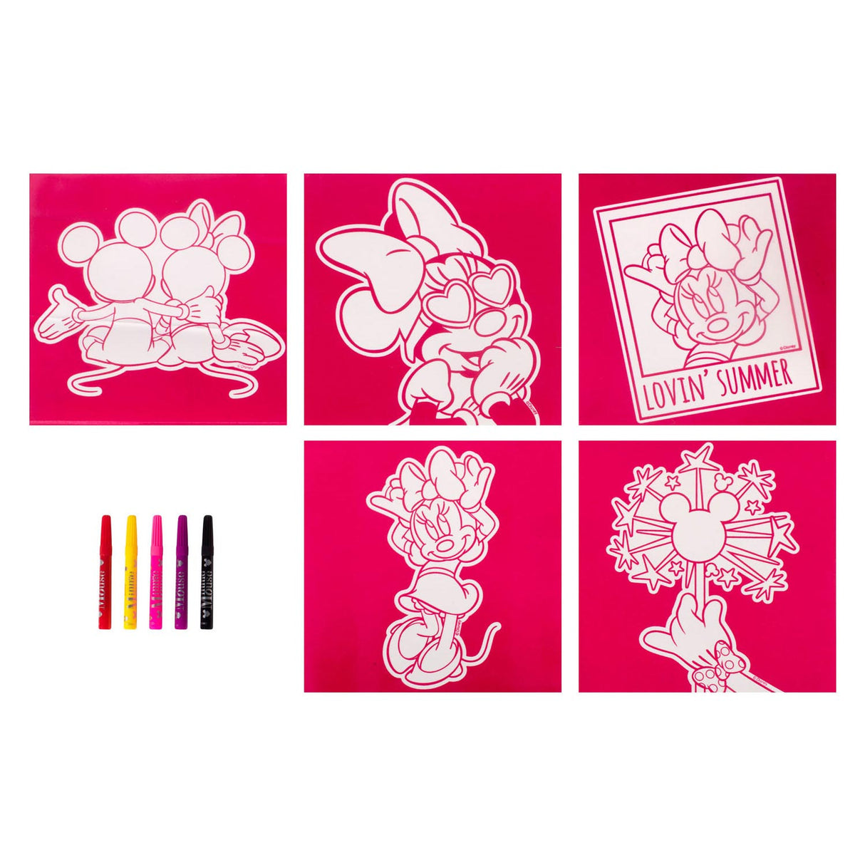 Couleurs de feutre Canenco Minnie 18x18 cm 5 pièces