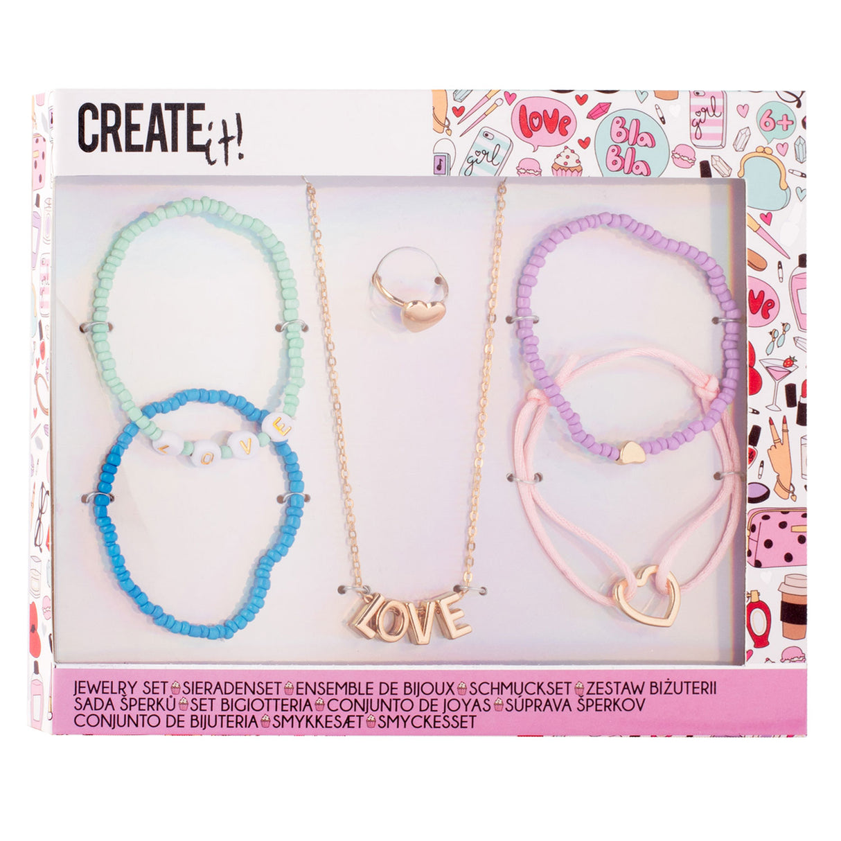 Créez-le ! ensemble de bijoux de beauté beauté