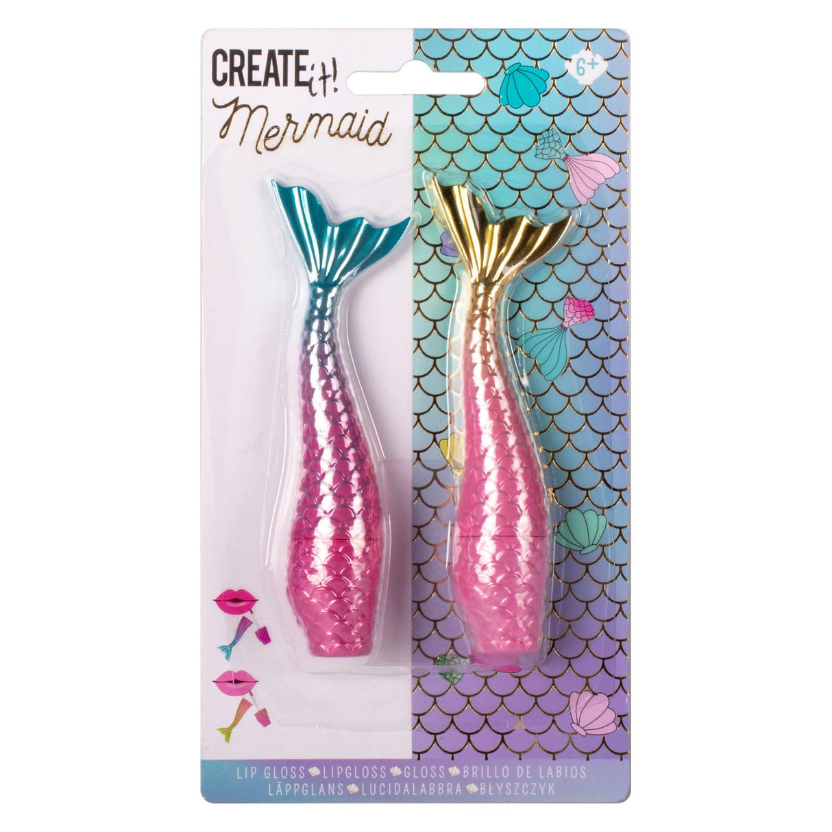 Canenco crée-le ! brillant à lèvres sirène, 2 pcs.