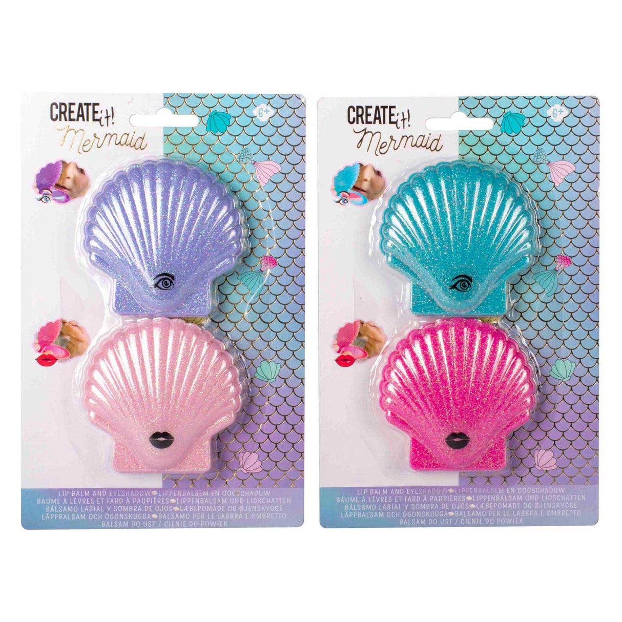 Créez-le ! maquillage sirène pour les lèvres et les yeux