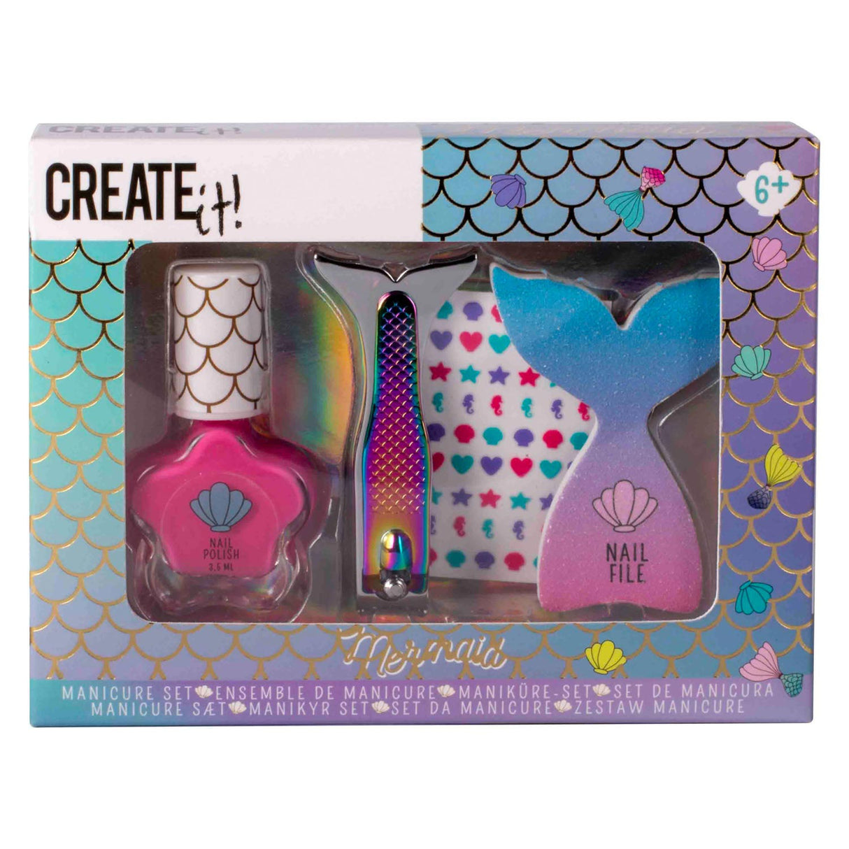 Créez-le ! set de manucure sirène