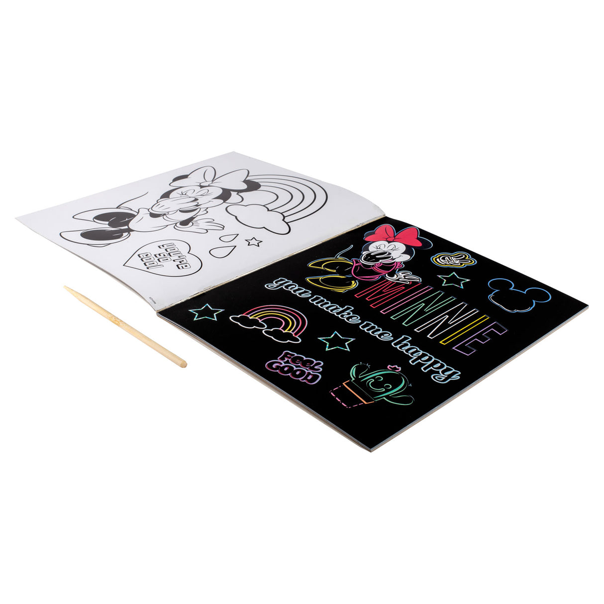 Cannenco Minnie Mouse Scratch Arts Colorbook