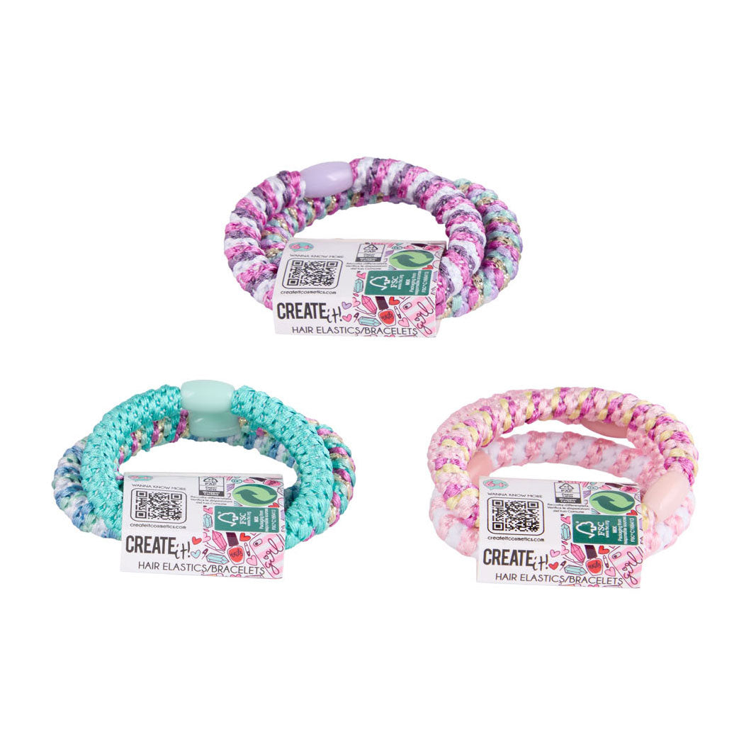 Créez-le ! élastique pour cheveux, 3 pcs.