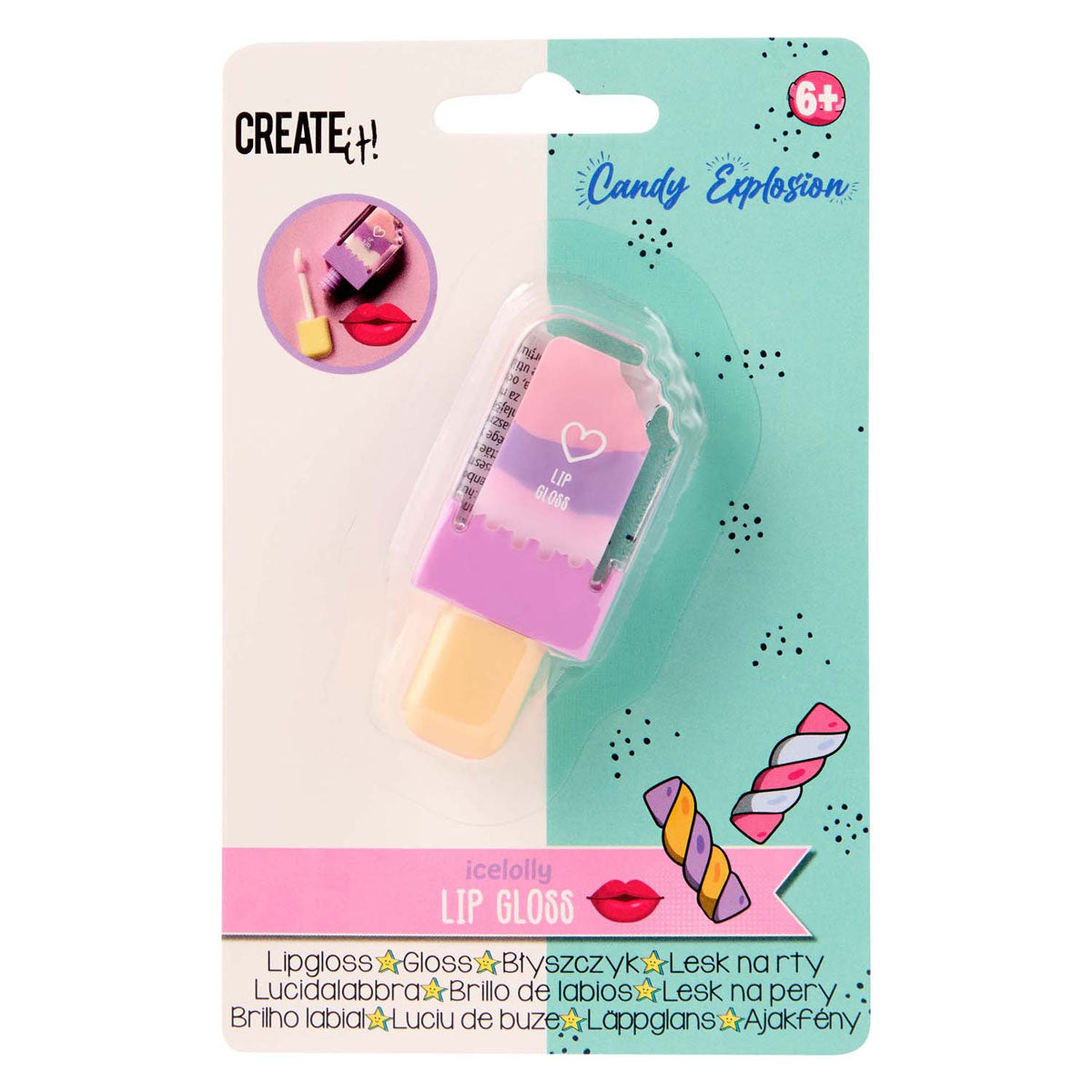 Créez-le ! bonbon, brillant à lèvres, popsicle