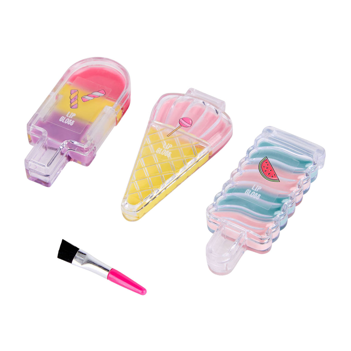 Créez-le ! Glaces brillantes à lèvres bonbons, 3 pcs.