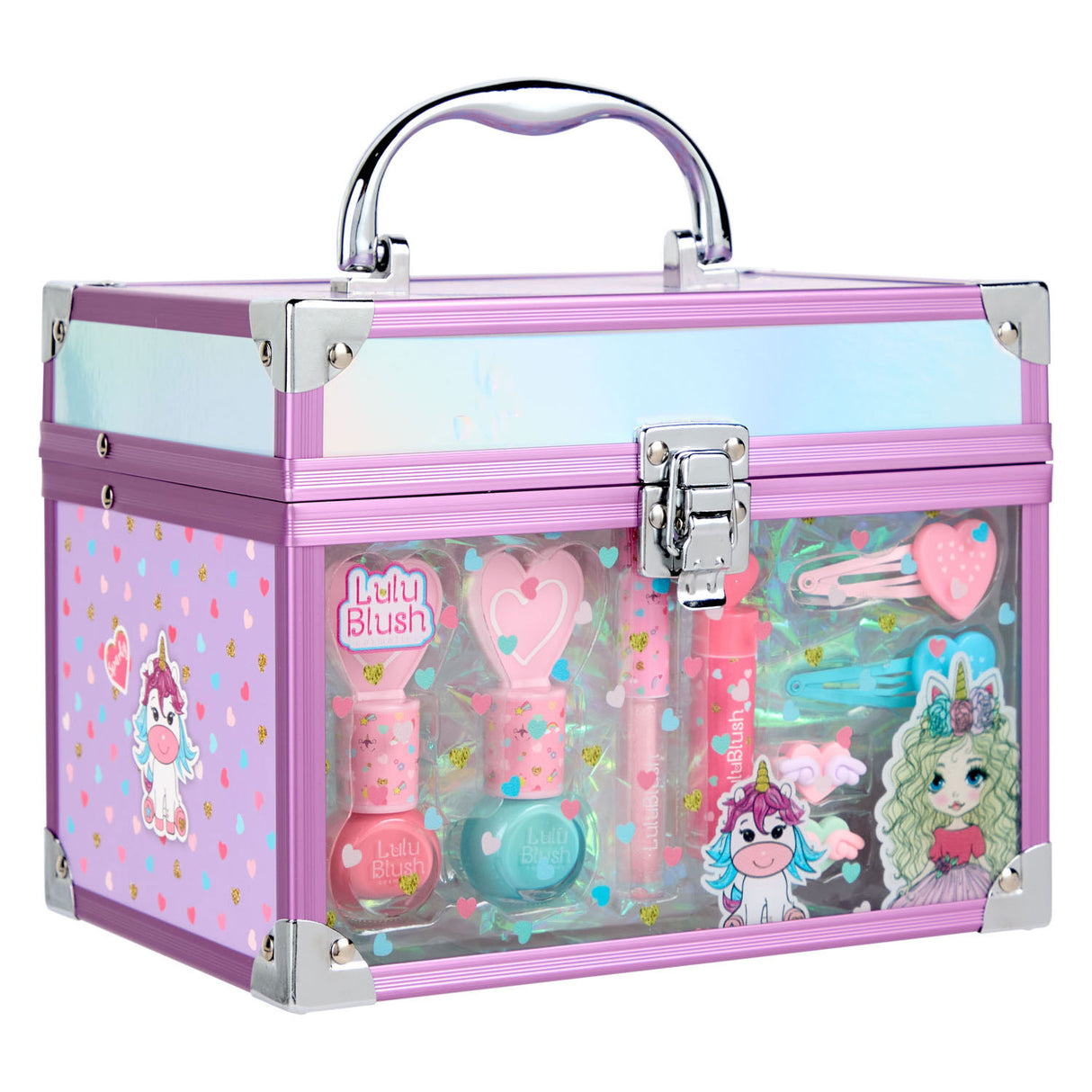 Canenco lulu blush trousse de maquillage transparente
