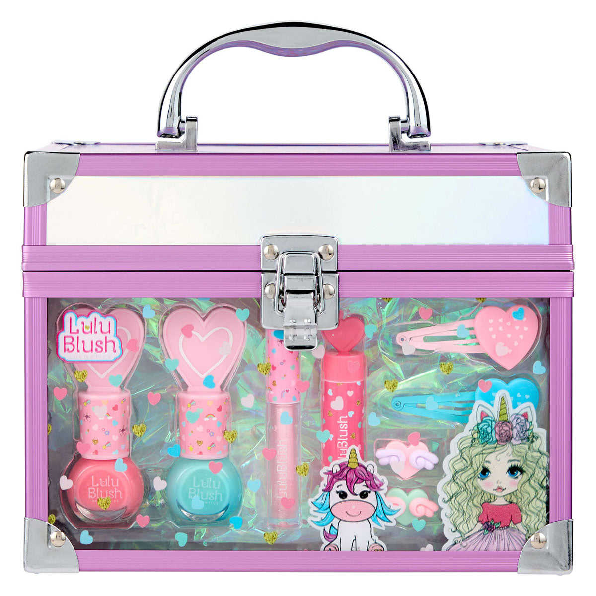 Canenco lulu blush trousse de maquillage transparente