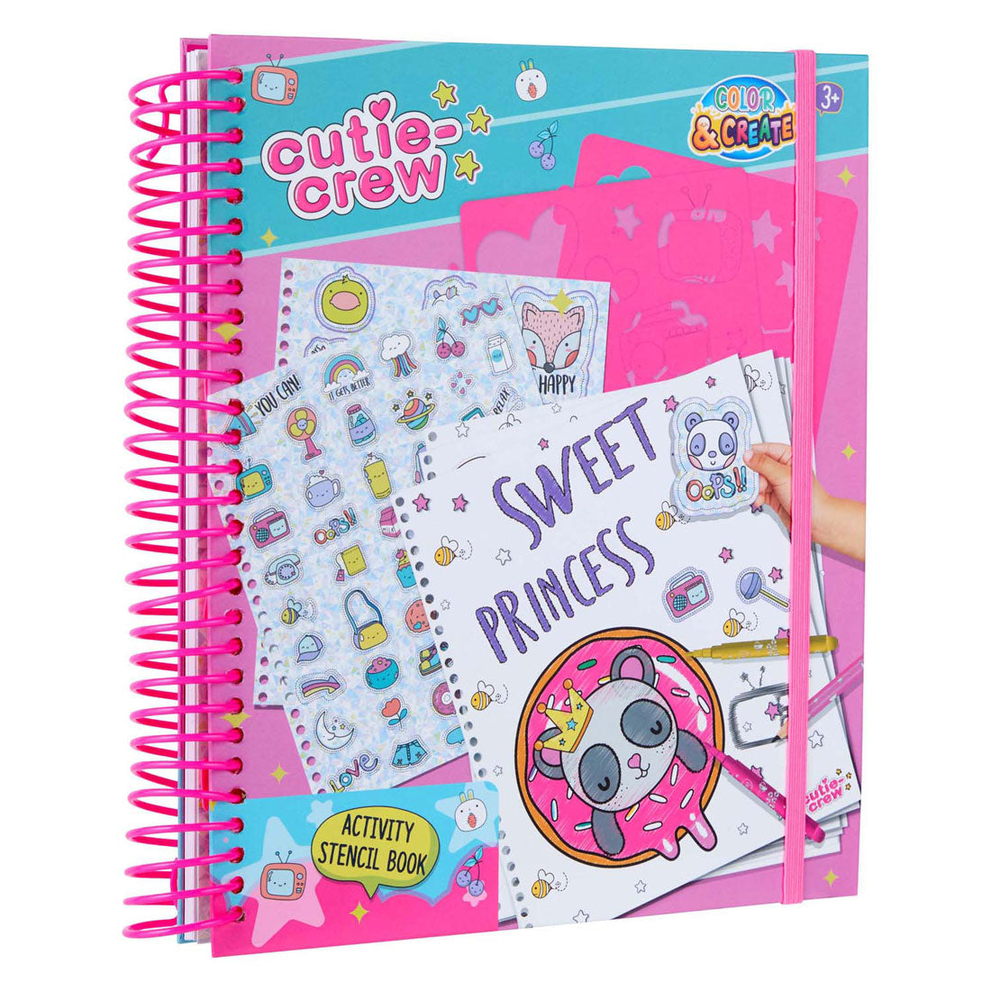 Livre de coloriage d'activités de modèle d'équipage Canenco Cutie