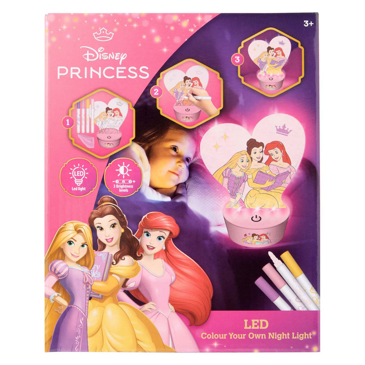Canenco Disney Princess fabrique votre propre veilleuse LED
