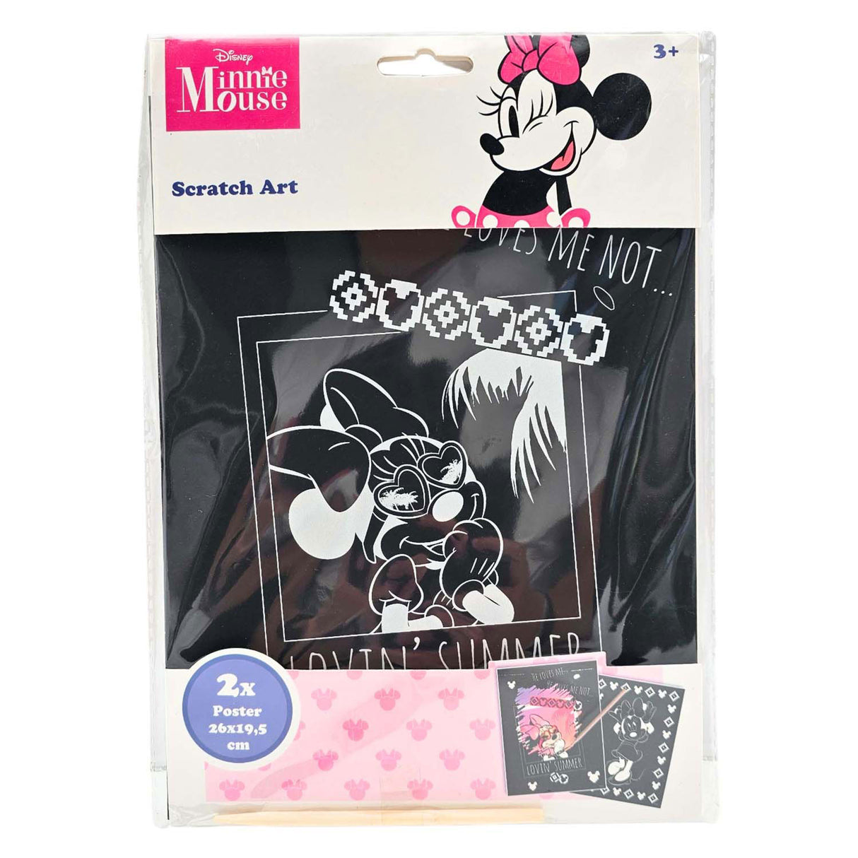 Canenco Minnie Mouse Scratch Art