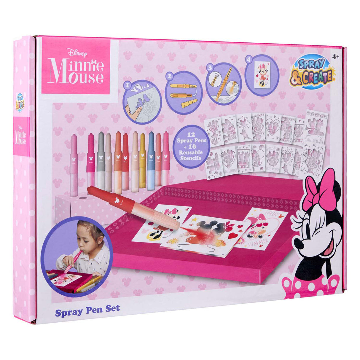 Ensemble de luxe de stylos soufflés Canenco Minnie Mouse