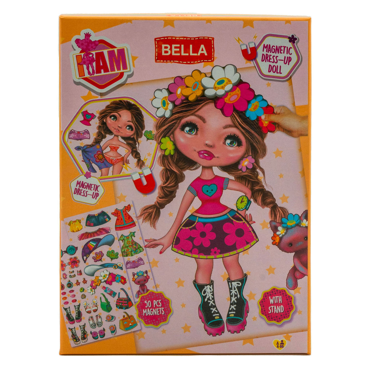 Canenco je suis poupée à habiller magnétique bella