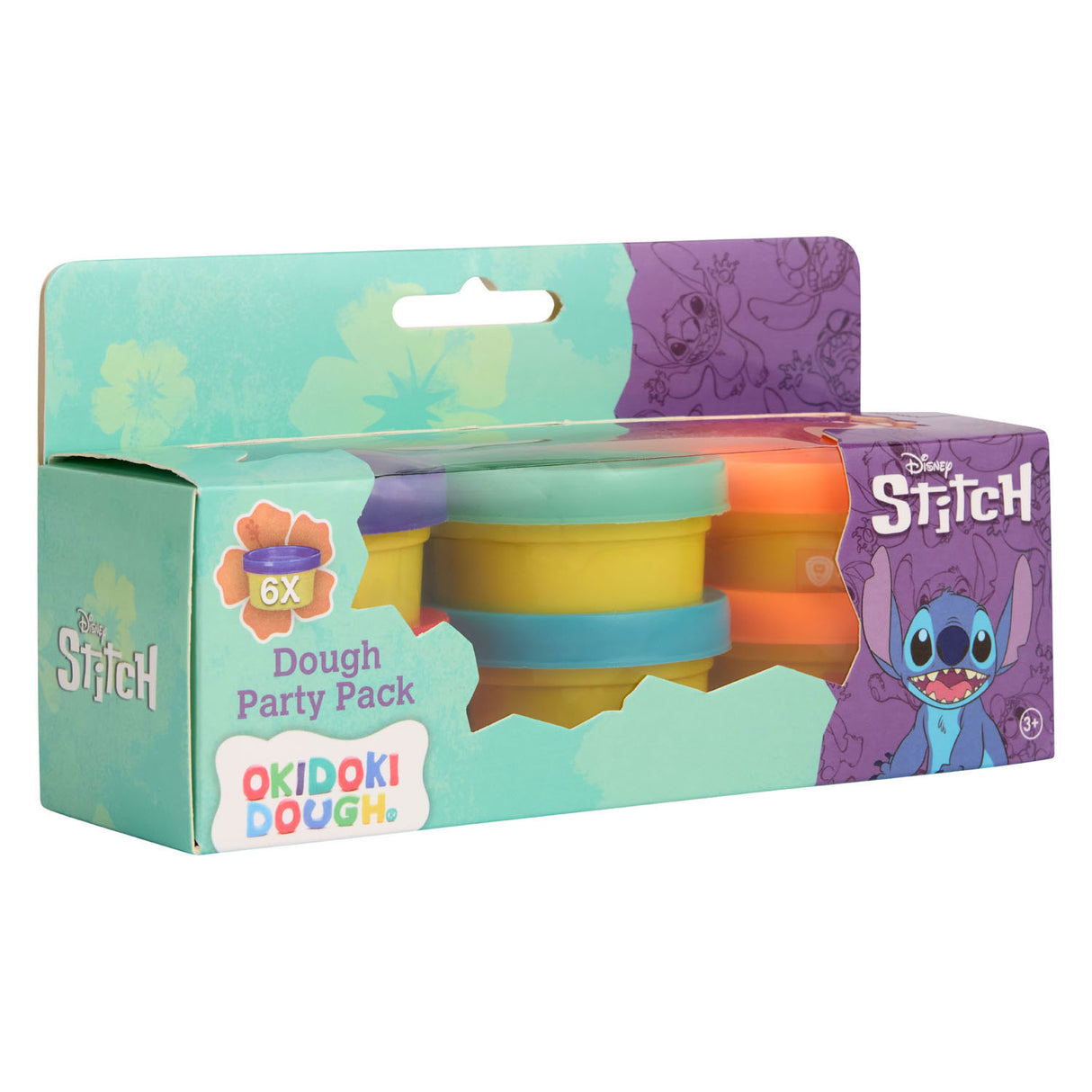 Pack de fête Canenco Stitch Clay Set, 6 pièces.