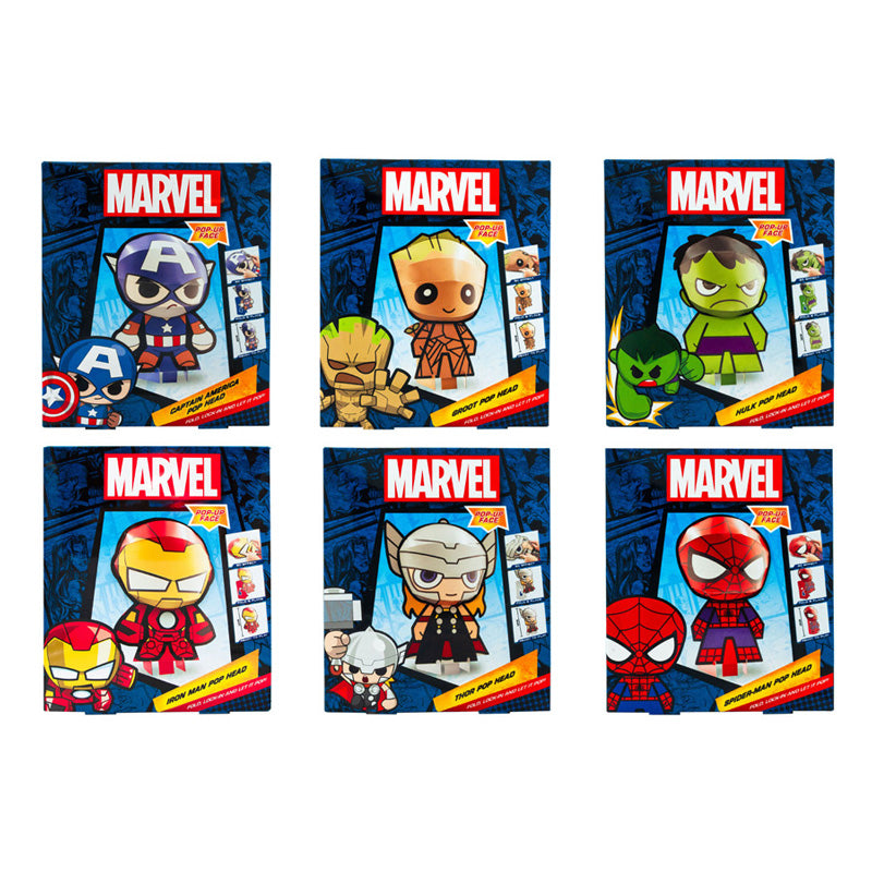 Canenco pliez votre propre figurine 3D Marvel en carton