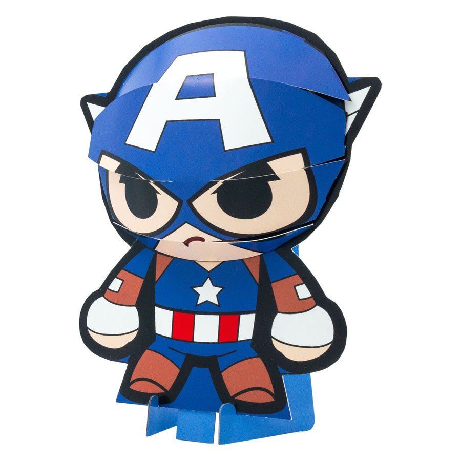 Canenco pliez votre propre figurine 3D Marvel en carton