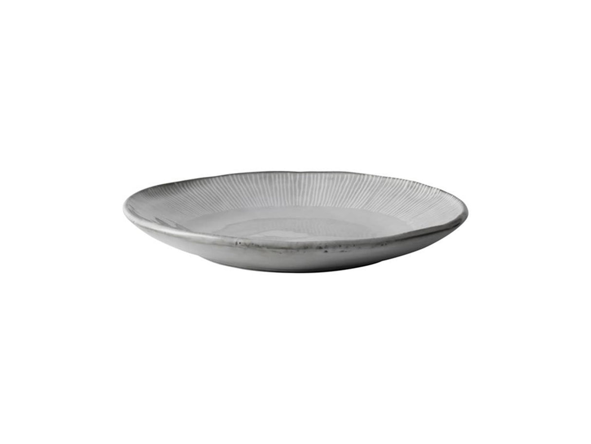 Assiette bio rose hollandaise 21,5cm gris 4 pcs