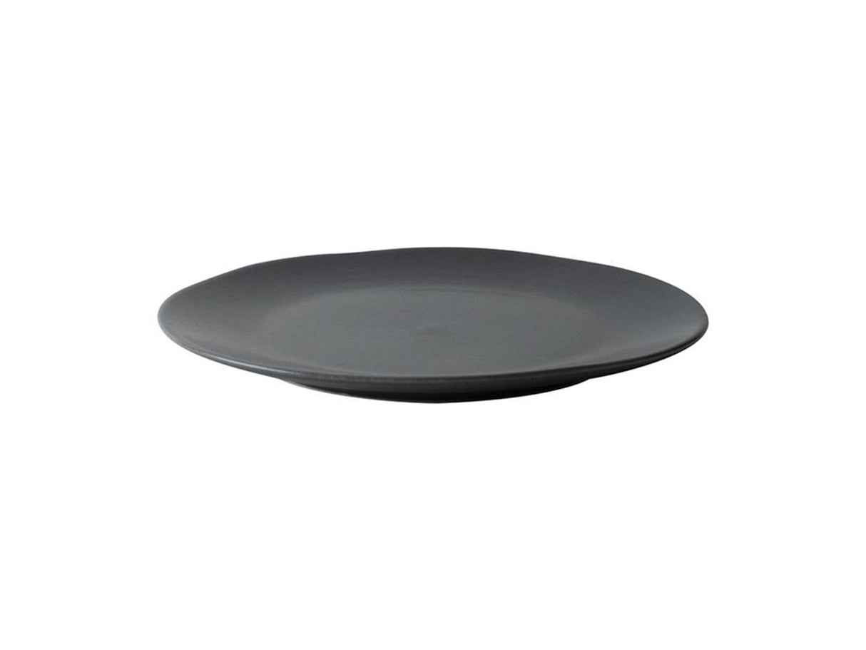 Assiette plate en velours rose hollandaise ø20,5cm noir mat 4 pcs