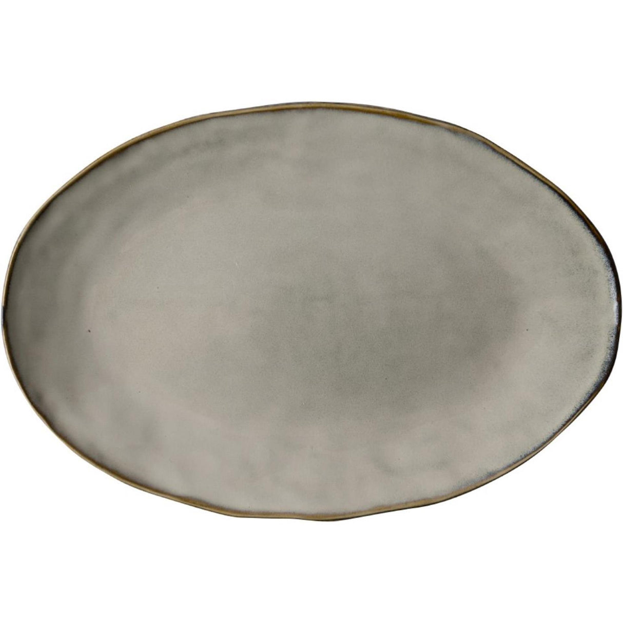 Bol ovale rose hollandaise crème 34x23cm
