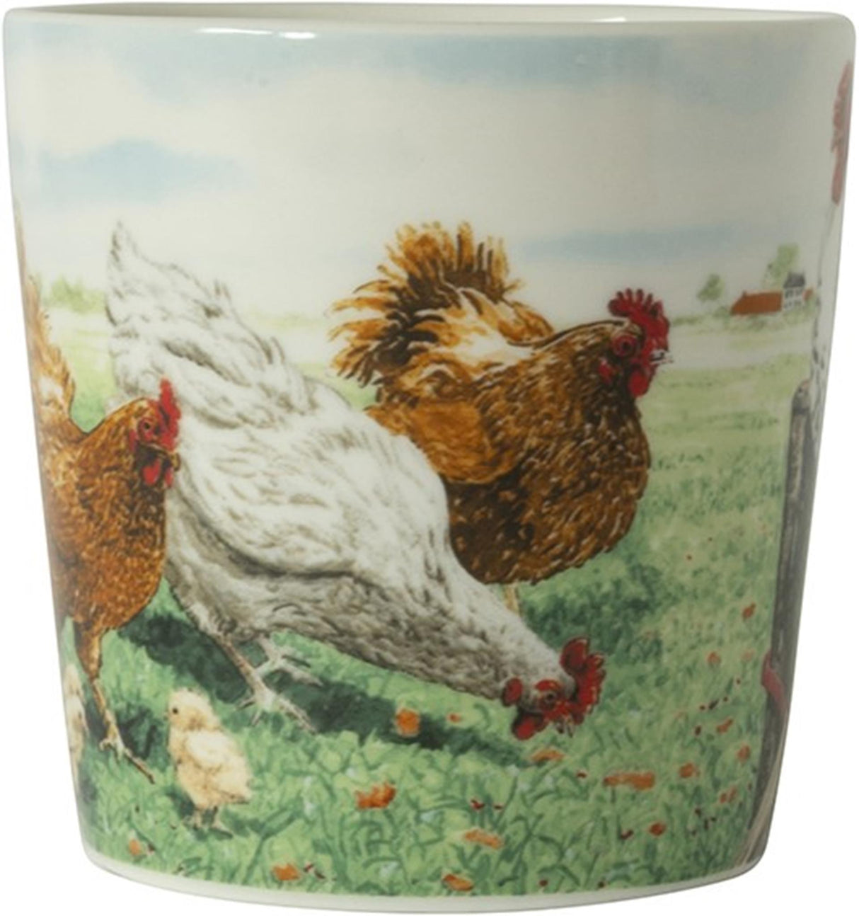 Wiebe van der Zee Wiebe's Farm mini mug poulet 230ml boîte de 6 pièces en porcelaine