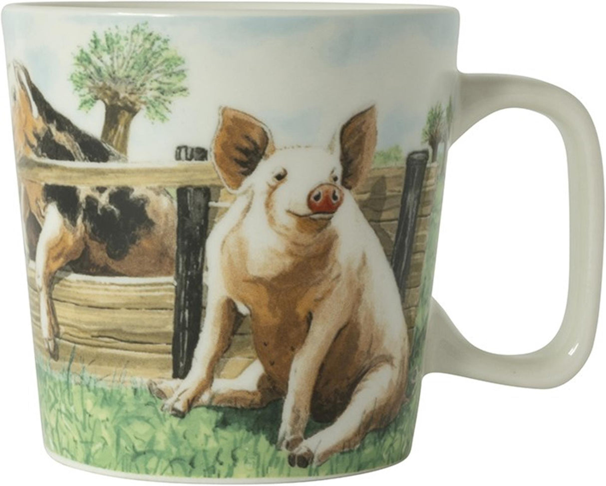 Wiebe van der Zee Wiebe's Farm mini mug cochon 23cl 6 pcs
