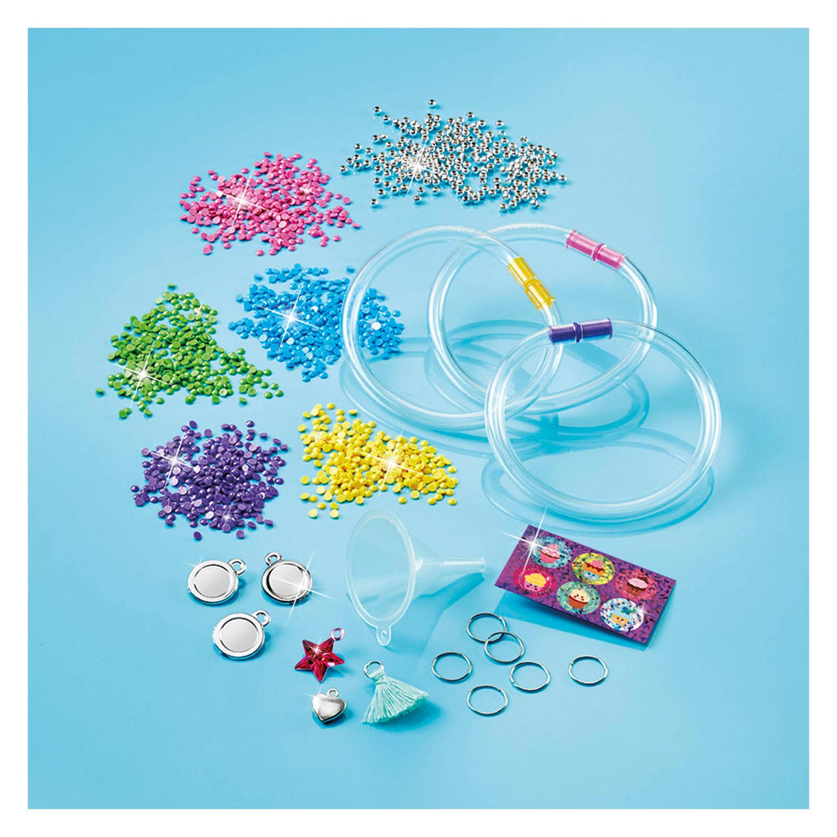 Réalisation de bracelets tubes à paillettes Totum