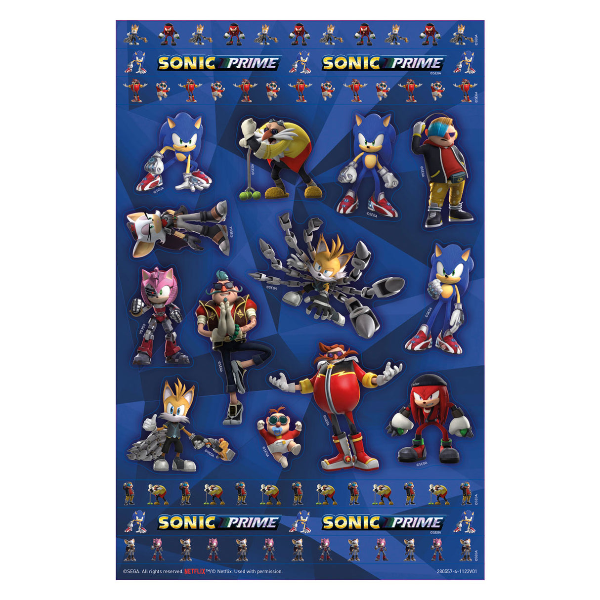 Ensemble d'autocollants sonic Totum