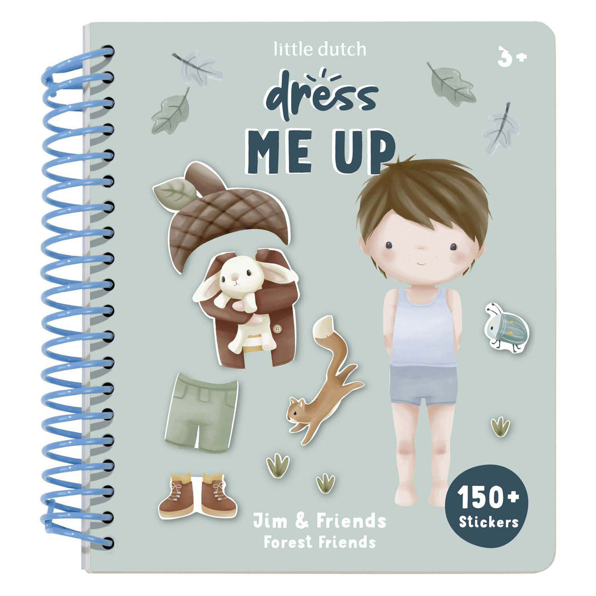Livre d'autocollants d'habillage Little Dutch Jim Forest Friends