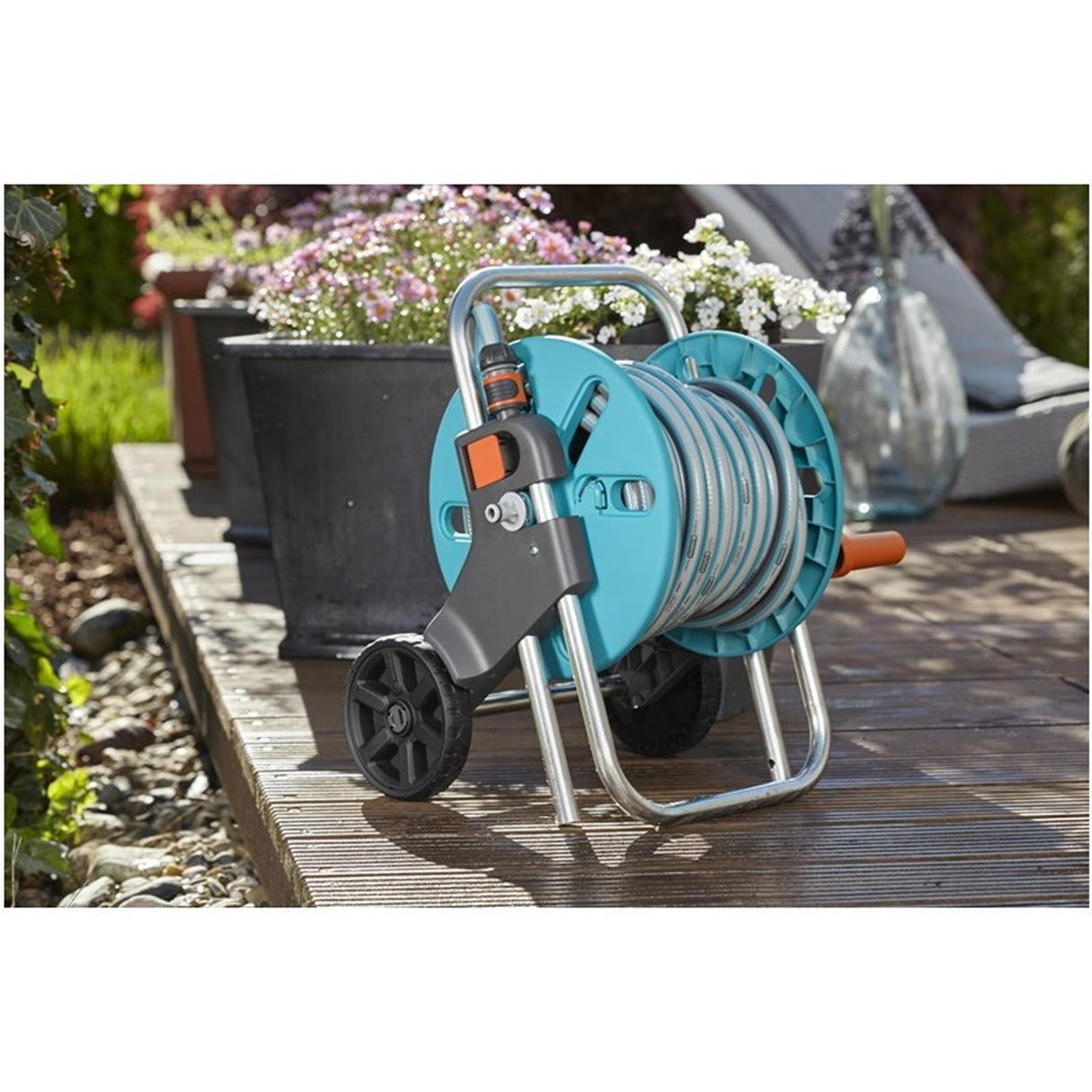 Gardena dévidoir aquaroll s avec tuyau de 20 mètres - 18502-50