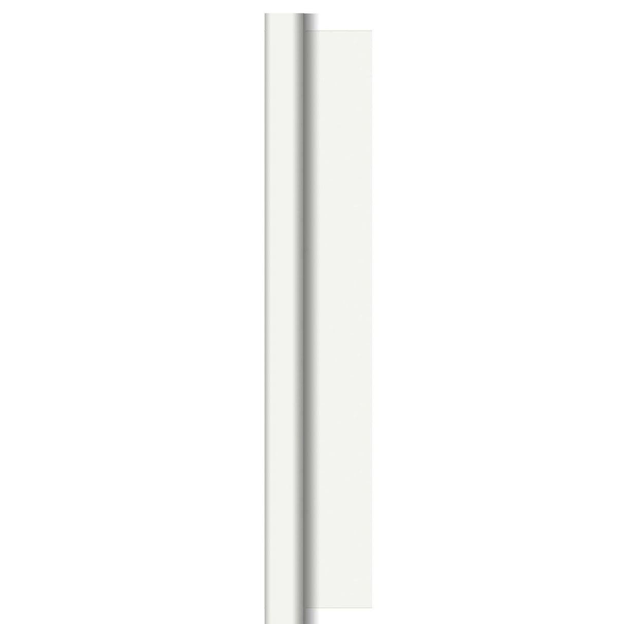Nappe damassée duni 118x800 cm blanche