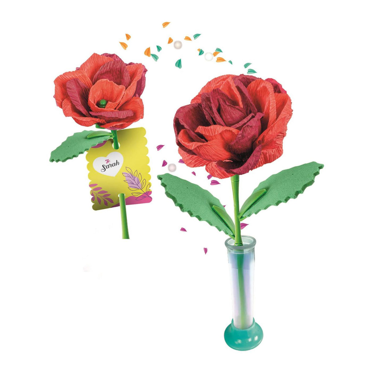 Clementoni créez vos fleurs -rose