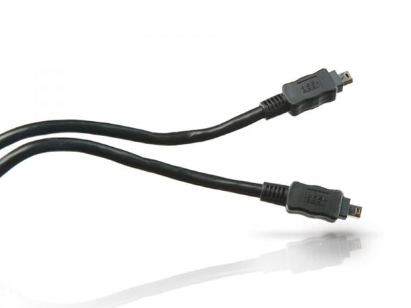 Câble Conceptronic cc44fw18 firewire 400, 4-p 1,8 m, noir, m m, 400 mbit s, ieee 1394 1394a