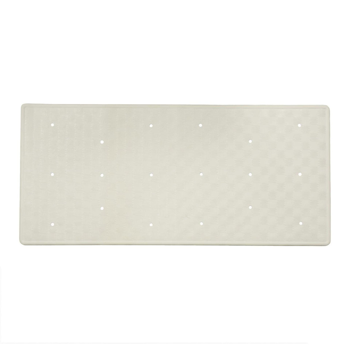 Tapis de bain maison hollandaise caoutchouc 35x75cm blanc