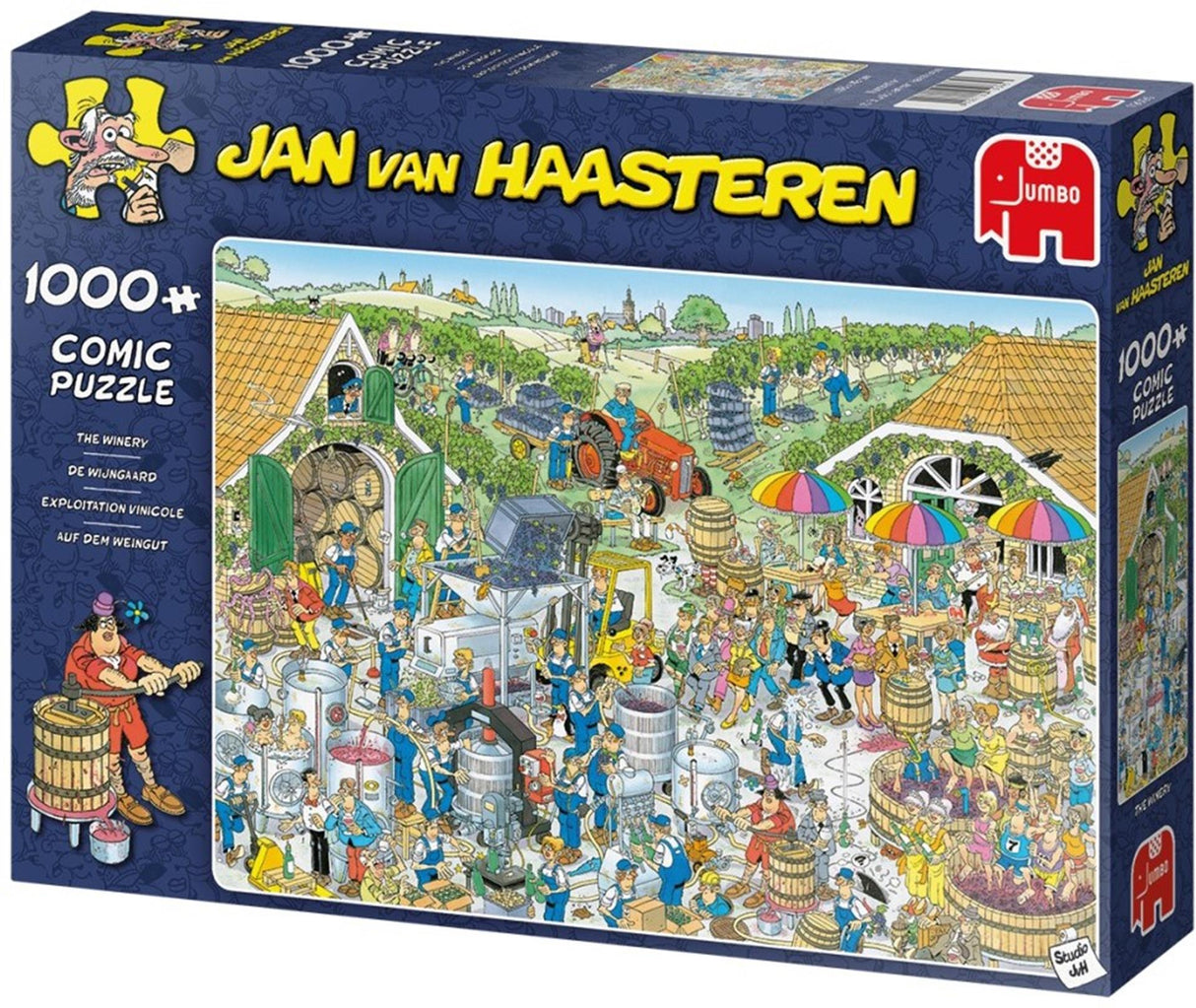 Puzzle Jumbo jvh le vignoble 1000pcs