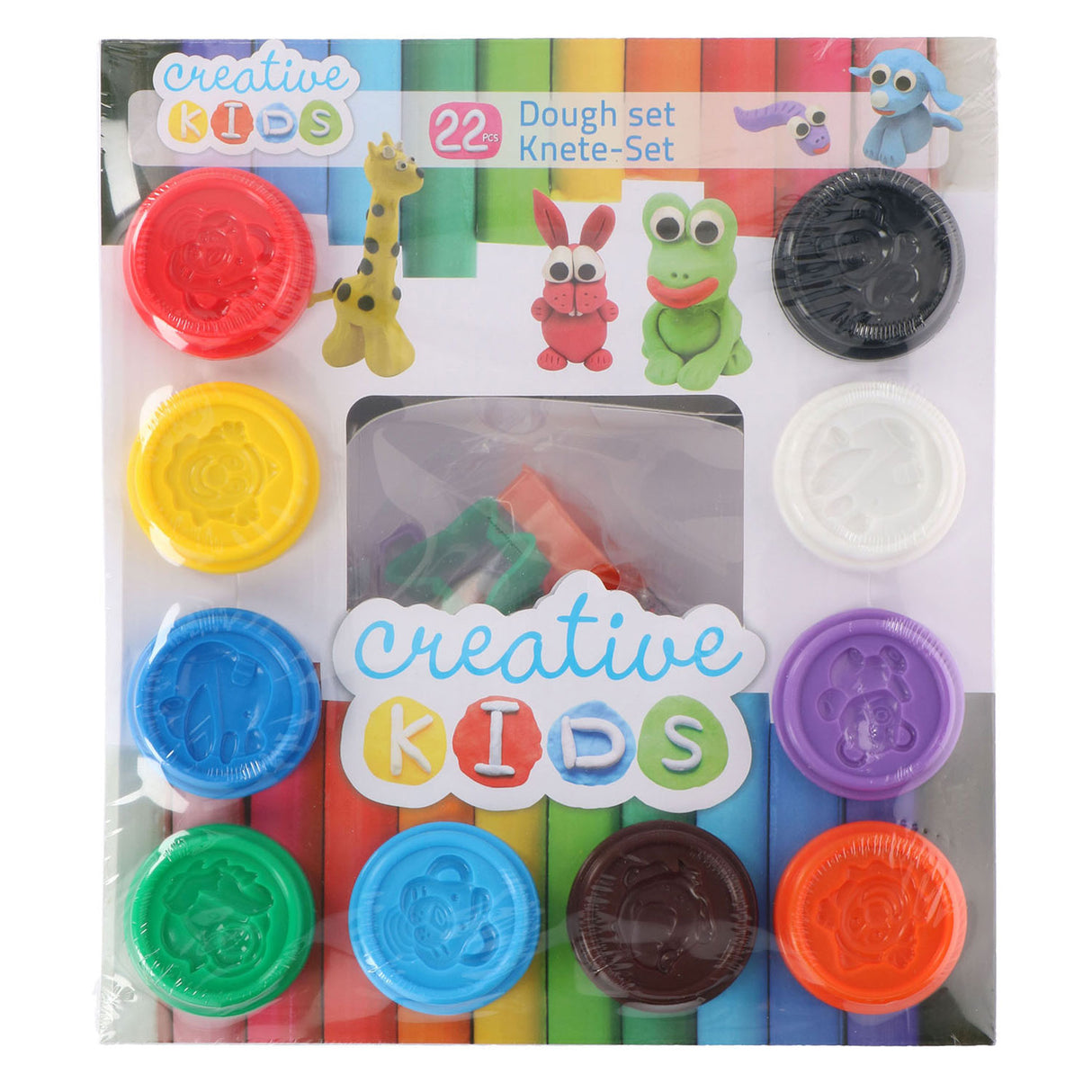 Set d'argile - 10 couleurs d'argile - 22 pcs.