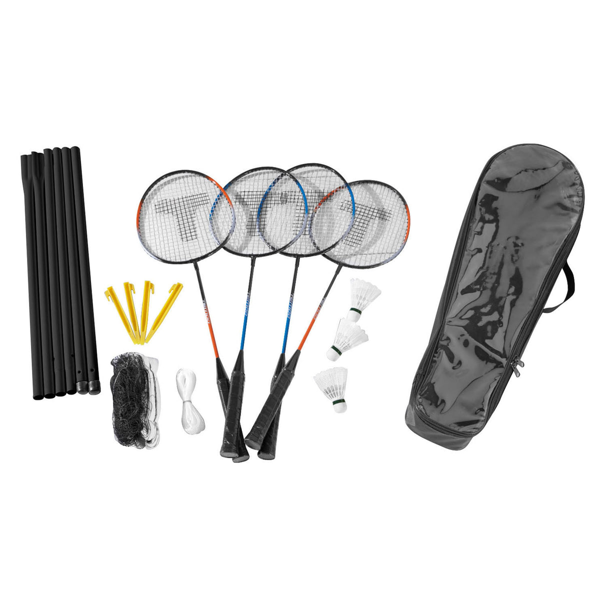Set de badminton complet, 4 joueurs