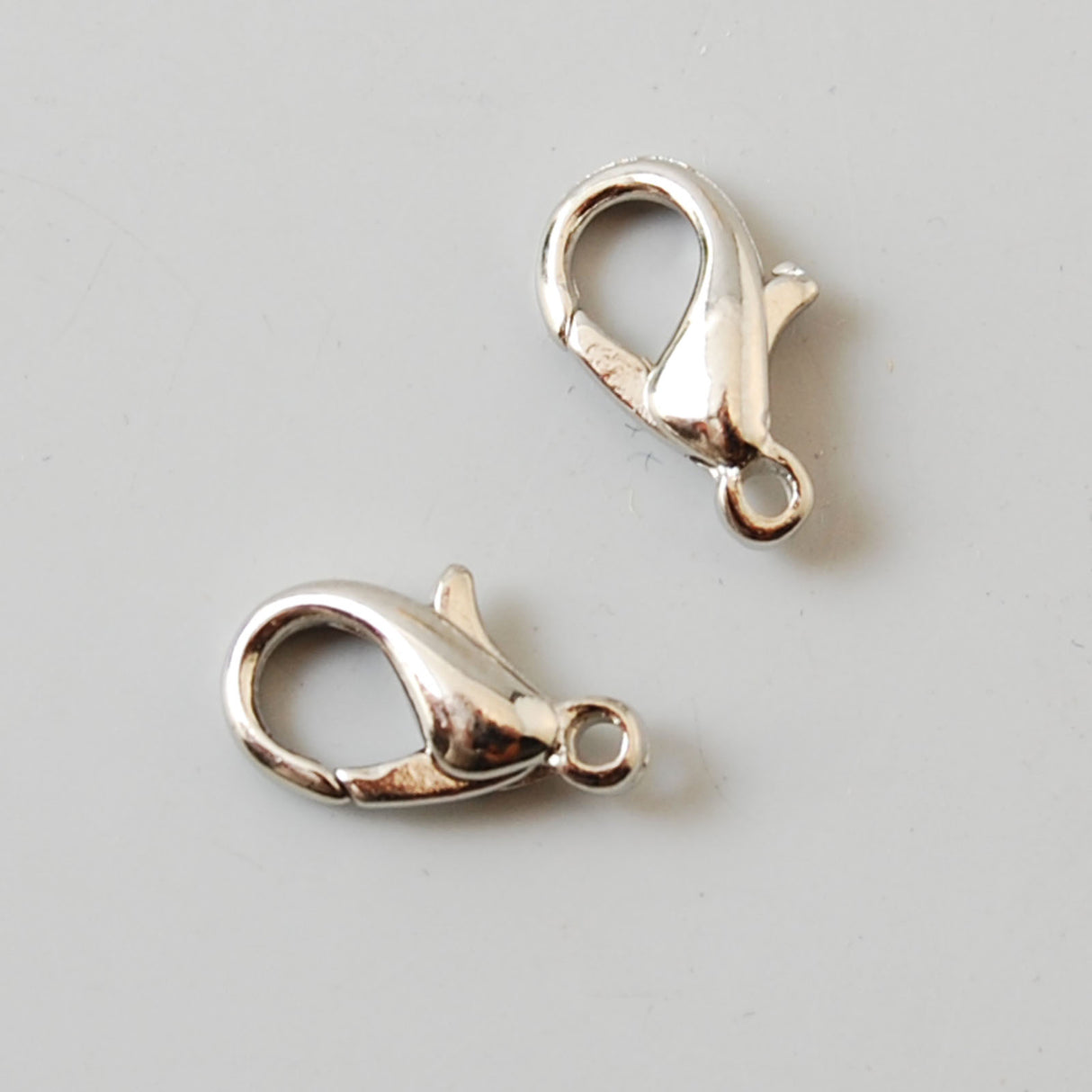Vaessen creative • fermoir mousqueton 11mm 2pcs argent