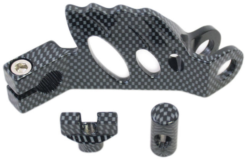 Bouteille de bord Key Scooter Universal Achter Wing Carbon Look