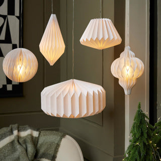 Kaemingk LED suspension papier stable diamètre intérieur20cm