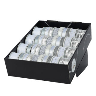 Ruban polyester 10assl.400cm x l.1,5cm x h.0,2cm