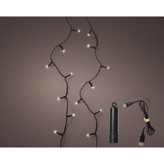Kaemingk LED Duracharge Basic Lights 8 fonctions effet scintillant extérieur 367,5 cm